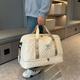 Minimalist Travel Luggage Zipper Handbag, Lightweight Carry On Duffle Bag, Portable Overnight Bag