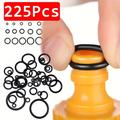 225pcs Rubber O Ring Oil Resistance O-ring Washer Seals Watertightness Assortment Different Size Kit Set