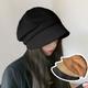 Minimalist Solid Color Baker Boy Hat, Personality Windproof Casual Beret Hat For Women