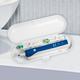 Electric Toothbrush Travel Case Compatible With Oral-b Electric Toothbrushes, White