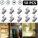 10pcs Led Hinge Light Touch Automatic Cabinet Light Hydraulic Hinge Wardrobe Cabinet Cabinet Door Self-starting Floodlight For Hotel/catering/event Holding
