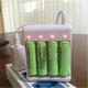 4 Slots Usb Fast Charging Aaa And Aa Battery Charger Short Circuit Protection Rechargeable Battery Station High Quality