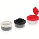 1pc Salt And Pepper Shaker Moisture Resistant Mini Salt Shaker Portable Camping Picnic Outdoor Kitchen Lunch Box Travel Spice Set Clear Color Lid Plastic Airtight Spice Jar Dispenser