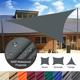 1pc 2/3/3.6/5m Triangle Sun Shade Canopy For 98% Uv Block Sun Shelter For Outdoor Facility & Activities Backyard Awning Camp Tent