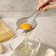 1pc Egg Yolk Separator - Stainless Steel Egg Filter For Perfectly Separated Eggs