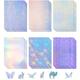 5pcs/20pcs Holographic Laser Transparent Stickers, A4 Vinyl Self-adhesive Waterproof Adhesive Transparent Protective Film, Free Cutting Suitable For Handmade Stickers Painting Photo Diy