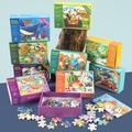 60 Piece Jigsaw Cartoon Animal Fruit Puzzles For Kids Baby Educational Learning Toys Children Montessori Games
