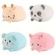 7.5in Soft Animal Cartoon Pillow Cushion, Cute Fat Dog Cat Pig Little Deer Panda Plush Toy, Stuffed Lovely Kids Birthday Gift