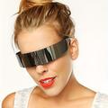 80s Futuristic Cyber Visor Sunglasses Unisex Women Punk Style Cosplay Stylish Design Sunglasses