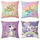 1pc, Unicorn Double-sided Printed Throw Pillow Cover - Soft And Cuddly Party Decoration