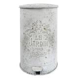 East Urban Home Metal 4.5 Gallon Step On Trash Can Metal | Wayfair E54F1942A1CC471E86C9DC3AEA1D2557