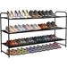 Rebrilliant 43" 3-Tier Extra Long Shoe Rack Extra Deep Shoe Organizer, Metal | Wayfair 600575232D064025AE7D2FFFDB896A20