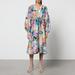 Veroma Floral-Print Jersey Midi Dress