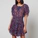 Florise Printed Crepon Mini Dress