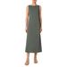 Sleeveless Stretch Wool Dress