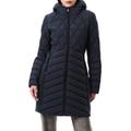 Mixed Media Water Resisant Quilted Puffer Jacket