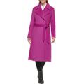 Wool Blend Wrap Coat