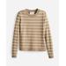 State Of Cotton Nyc Devon Striped Crewneck Sweater