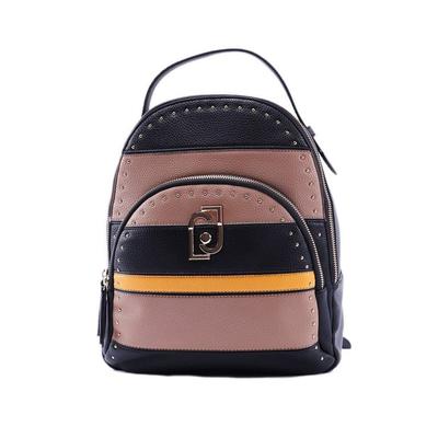 Colour-block Zipped Backpack