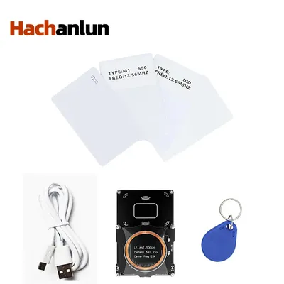Proxmark3 V5.0 RFID Copier 125 Khz/ 134.2 Khz/ 13.56 Mhz ID/ IC Card Supported NfC RFID Duplicator Reader Changeable Card Copier
