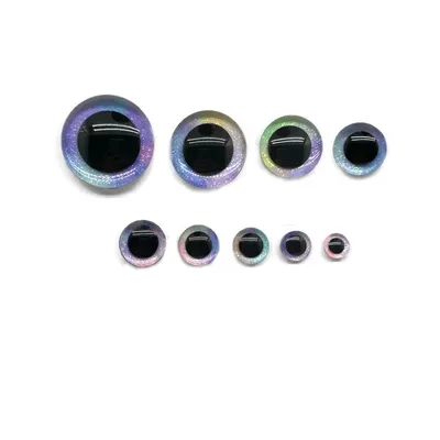 Plush Doll Puppet Toy DIY Supply Plastic Color Eye Doll Accessories3D Glitter Safety Eyes For