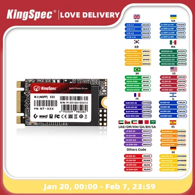 KingSpec M.2 SATA SSD SATA3 128GB 256gb 512 gb HDD 2242mm NGFF M2 SATA 1tb 2tb 120gb 240gb Hard