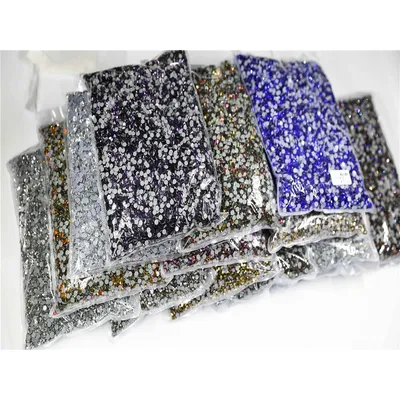 Bulk Bag 42 Colors Wholesale Top Quality Better DMC Hotfix Rhinestones SS6-SS20 Crystal Hot Fix