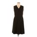 MM. LaFleur Casual Dress - A-Line: Brown Solid Dresses - Women's Size 14