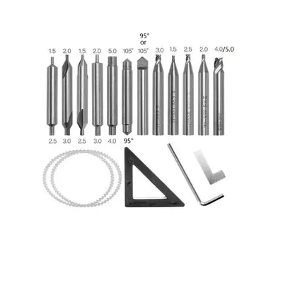 Full Set End Milling Cutter For All Vertical Key Copy Duplicating Machine As Key Cutting Parts For