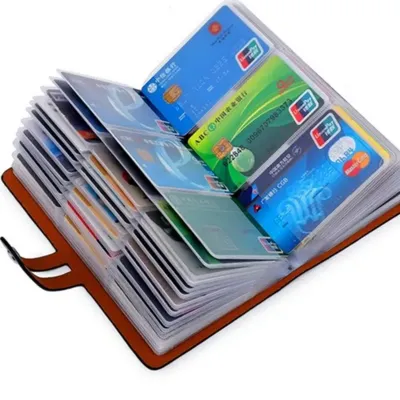 Anti-theft Swipe Antimagnetic Men's and Women's Large-capacity Multi-Card Business Shielding Card