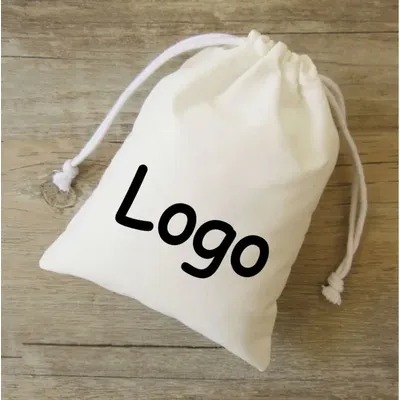 Cotton Gift Bag T/C Drawstring Pouch Packaging Jewelry Makeup Party Gift Candle Reusable Sachet