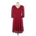 Grace Karin Casual Dress: Burgundy Dresses - New - Women's Size Large