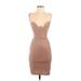 Rare London Cocktail Dress - Bodycon: Tan Dresses - Women's Size 2