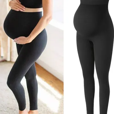 High Waist pregnancy Leggings Skinny Maternity clothes for pregnant women Belly Support Knitted