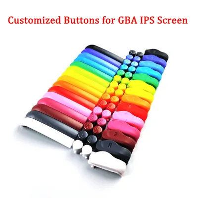 High Quality Customized A B L R Buttons for Original GBA Buttons D-Pad for GBA IPS LCD Screen