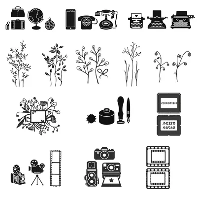 Piggy Craft metal cutting dies cut die mold Branch camera film typewriter Scrapbook paper craft