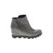 Sorel Ankle Boots: Gray Shoes - Women's Size 8 1/2