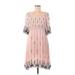 Anna Sui Cocktail Dress: Pink Dresses - Women's Size Large