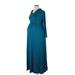 Mother Bee maternity Casual Dress: Teal Dresses - Women's Size X-Large