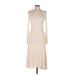 Polo by Ralph Lauren Cocktail Dress - Sweater Dress: Ivory Dresses - Women's Size Medium