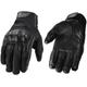 Rokker Austin Mesh Motorrad Handschuhe, schwarz, Größe M
