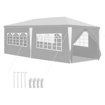 SWANEW Pavillon Gartenzelt – Gartenpavillon, Bierzelt für Märkte und Partys, ideal für Hochzeiten Image