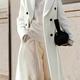 Double-Breasted Lapel Overcoat, Manteau Casual À Manches Longues Pour L'Hiver Et L'Automne, Vêtements Pour Femmes
