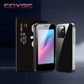 SOYES XS13 Mini Smartphone 3G Réseau 2,5 Pouces WiFi GPS China Mobile 1 Go De RAM 8 Go De ROM Quad Core Pour Les Téléphones Android 3D Glass Slim Body HD Camera Double SIM Google Play Cute Smartphone