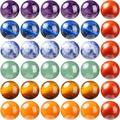 Lot De 100 Perles Rondes En Naturelle De Chakra De 6/8/10 Mm En Option Pour La Création De Bijoux, Fabrication De Bracelets Et Colliers Uniques, Trou De 1 Mm, Décoration En Cristal, Cadeaux Spéciaux