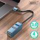 QOOVI USB C HUB 4 porte USB tipo C a USB 3.0 HUB Splitter Adattatore USB-C Dock per Macbook Pro iPad Surface Samsung S21 Xiaomi