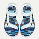 Damen Sandalen Schuhe bedrucken Hausschuhe im Freien Sportsandalen Outdoor Täglich Urlaub Plaid Farbblock Flacher Absatz Runde Zehe Urlaub Brautkleider schlicht Komfort PVC Klettverschluß Rosa Blau