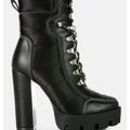 London Rag Scotch Ankle Boots - Black - US-7 / UK-5 / EU-38