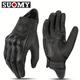 Suomy Vinatge Gants De Moto Été Hommes Marron Rétro PU Cuir Motocross Gant Lady Gants De Motocycliste