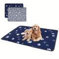 1pc Tapis De Pipi Réutilisable Et Imperméable Pour Chiens, Super Absorbant Et Anti-fuite, Tapis D'entraînement Pour Chiens Antidérapant Et Lavable